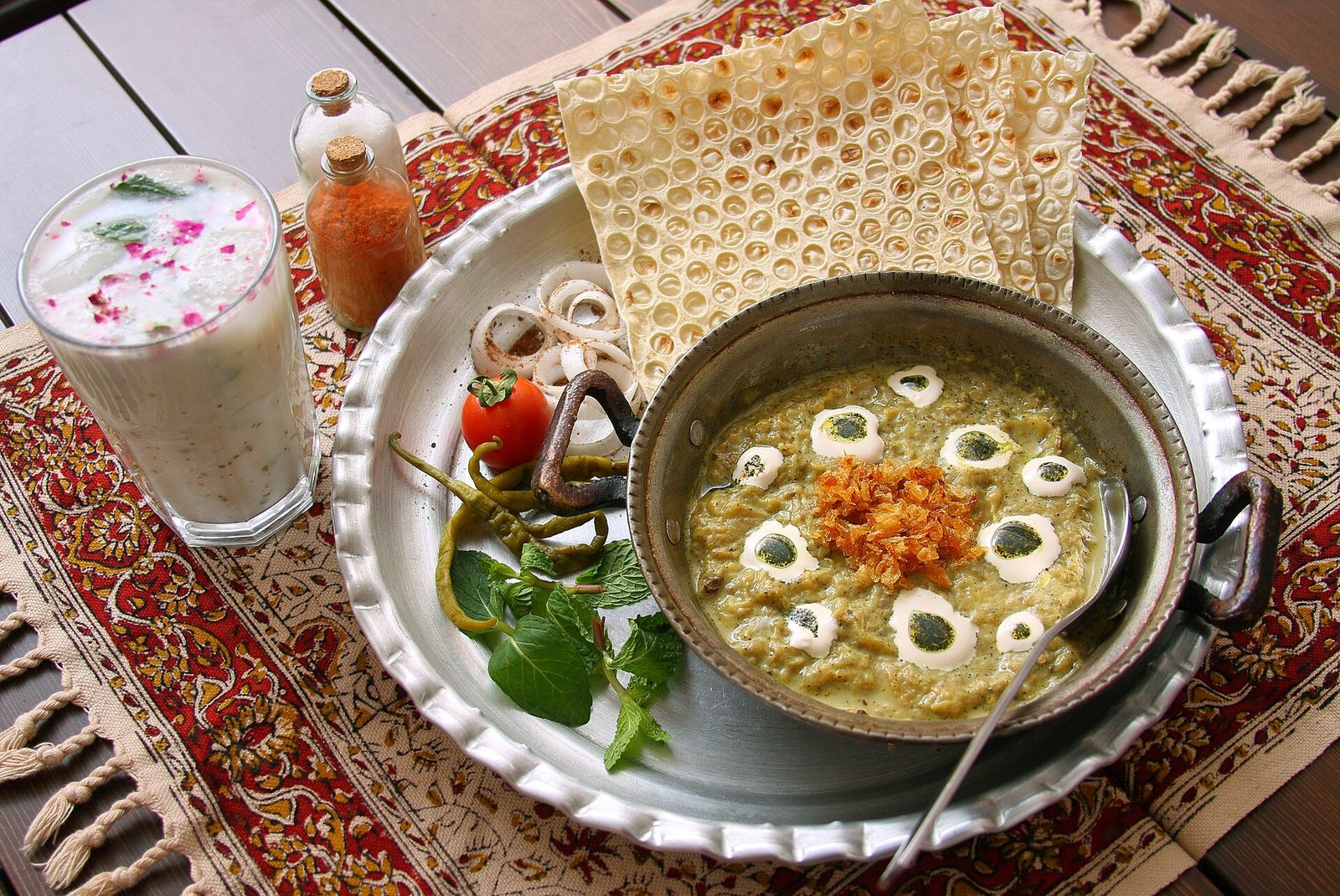 Bademjan & Traditional Naan