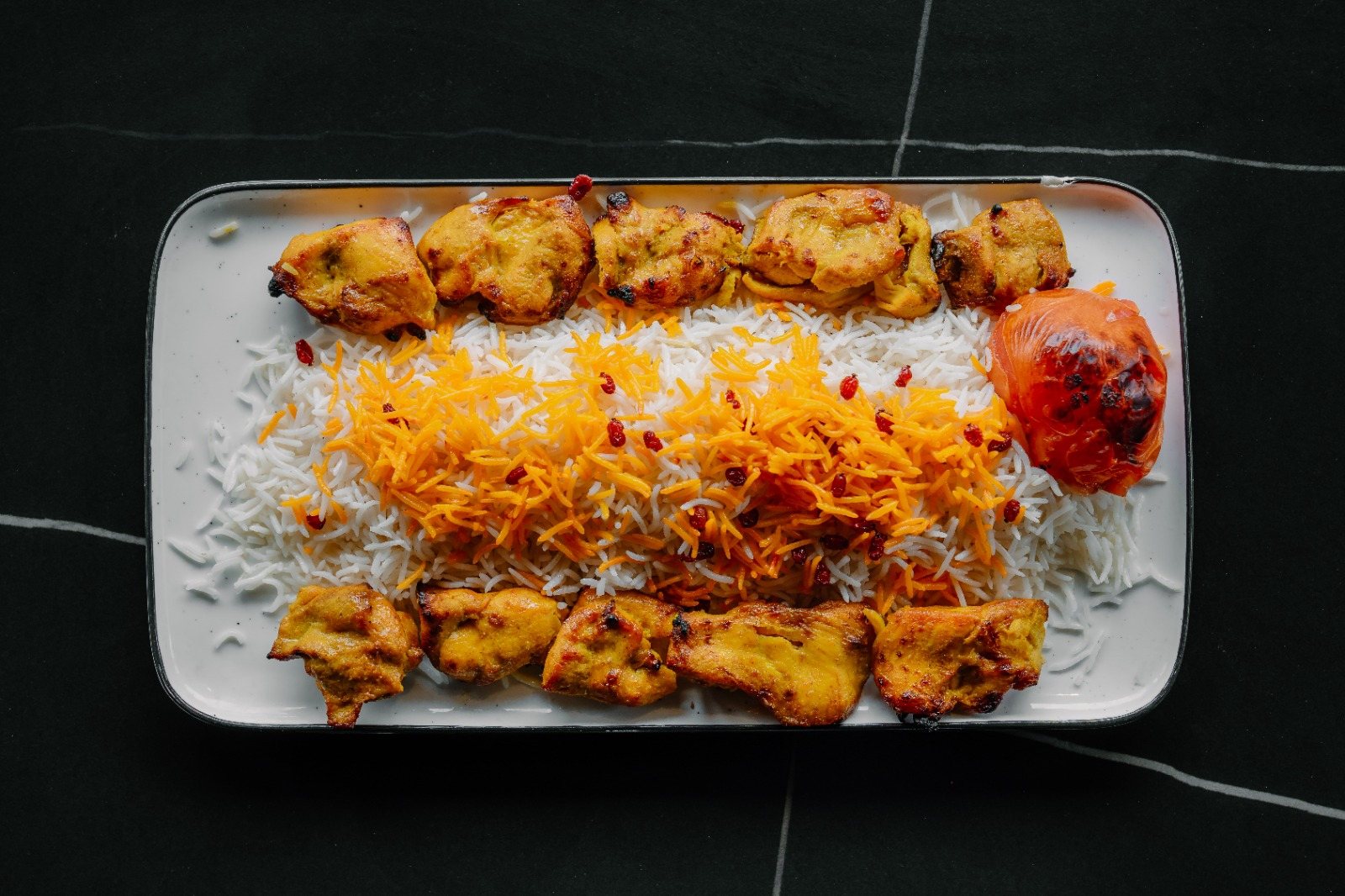 Joojeh Kebab & Saffron Rice